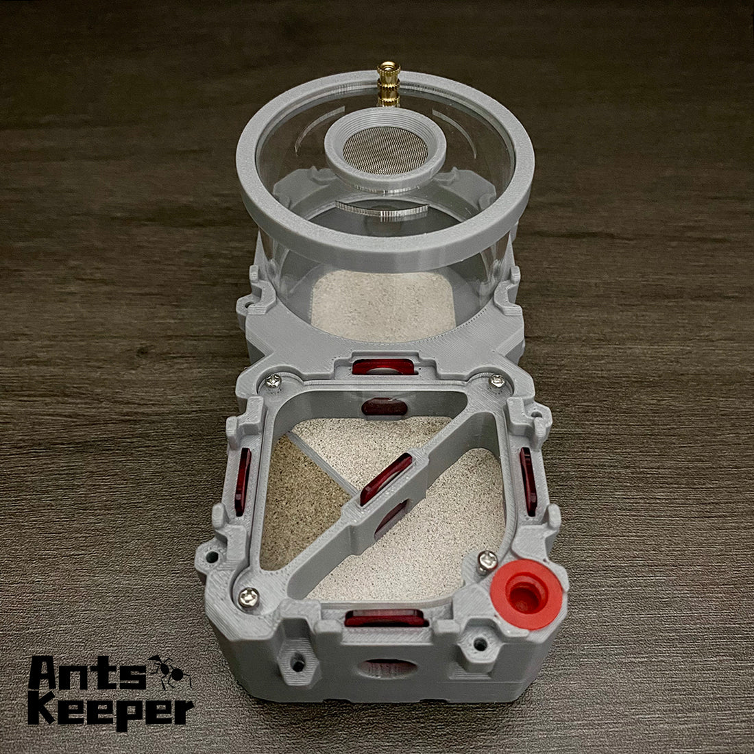 【LEGO-Basic Set】Expandable Modular Ants Farms, Ants Formicaria, Two Chambers with a Separator